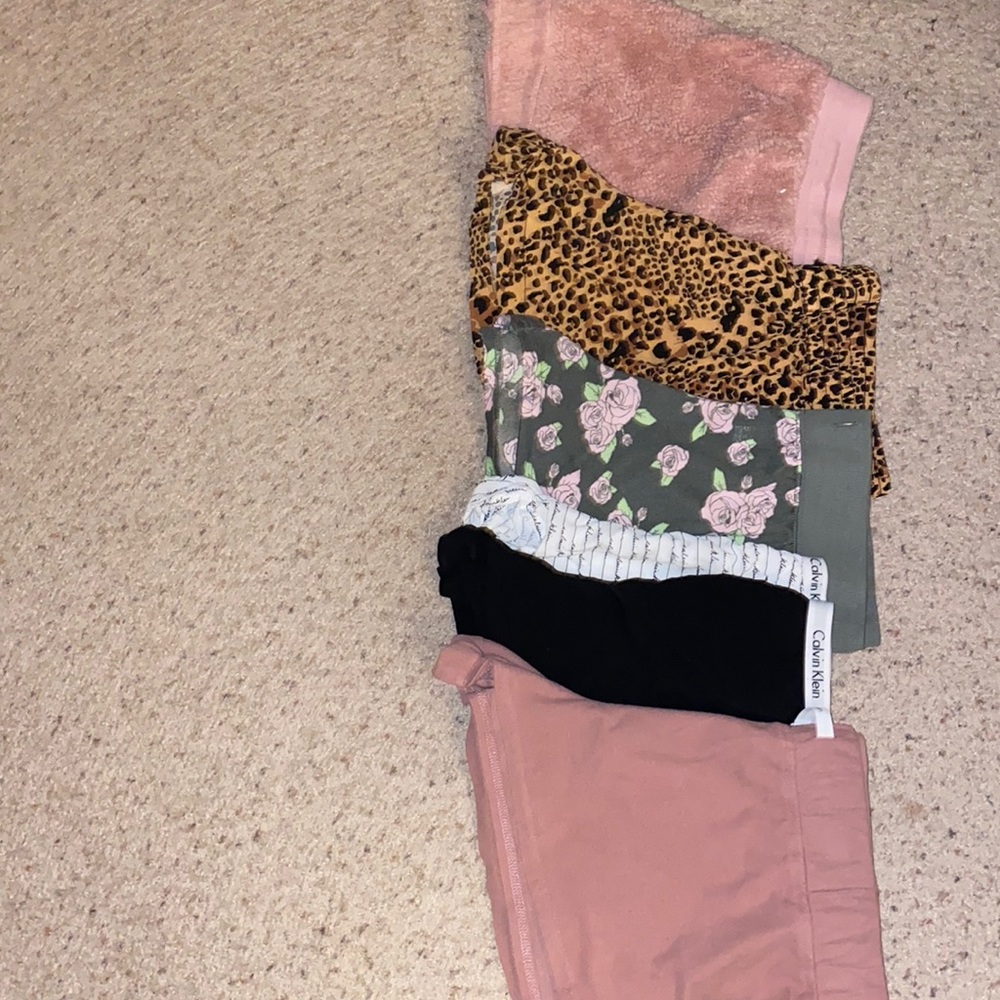 6 pairs of sleep/lounge shorts